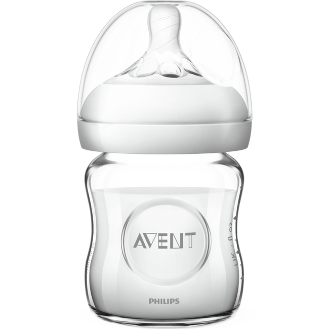 Philips Avent - Natural Glazen Babyfles - 120ml - 0+M