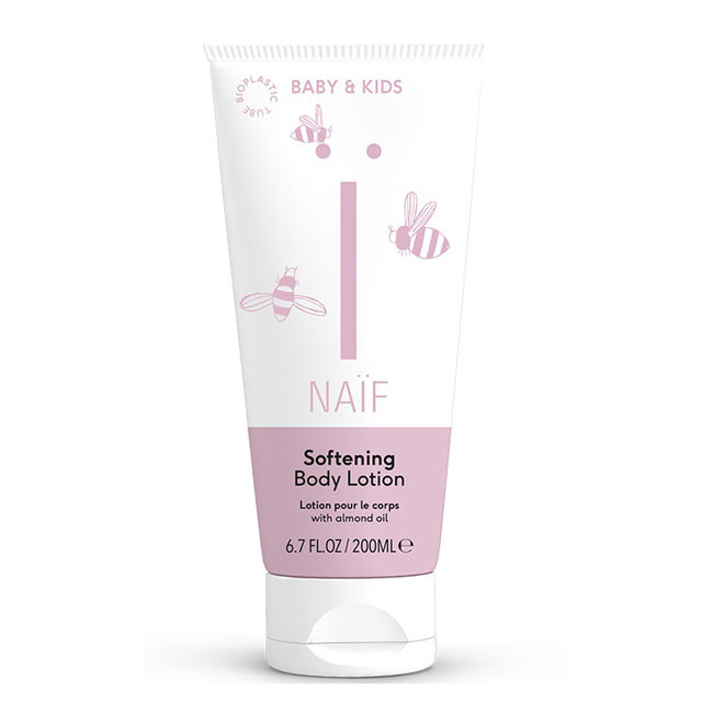 Naïf Care - Softening Bodylotion - 3x200 ml - Met natuurlijke katoenzaad olie - Voordeelverpakking