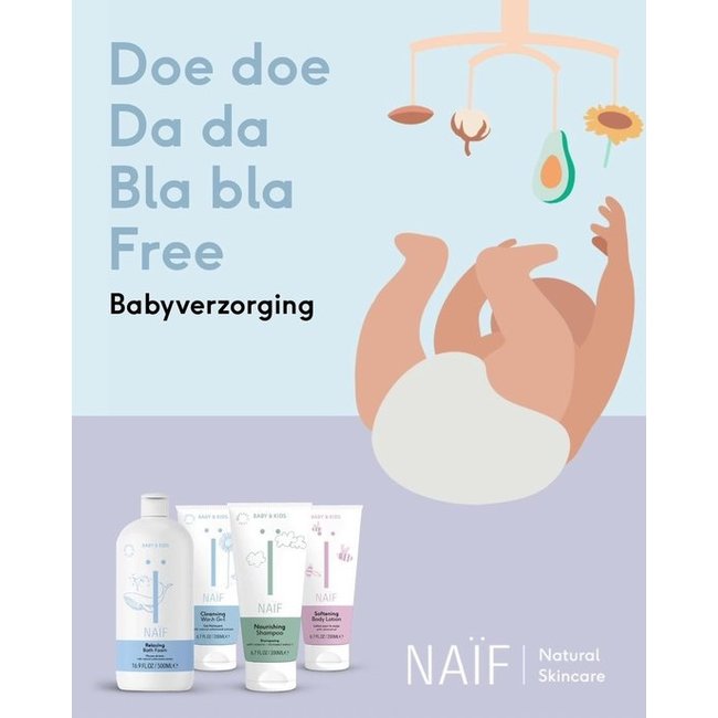 Naïf Care - Cadeauset Newborn Essenstials - 3delig