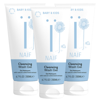 Naïf Naïf Care - Cleansing Wasgel - 3x200 ml - Voordeelverpakking