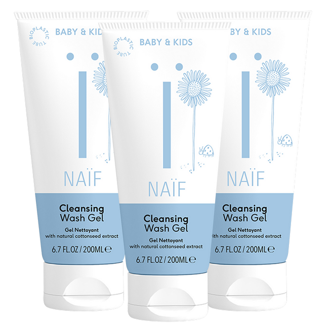 Naïf Naïf Care - Cleansing Wasgel - 3x200 ml - Voordeelverpakking