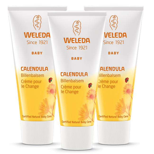 Weleda Calendula - Billenbalsem - 3x75 ml - Voordeelverpakking