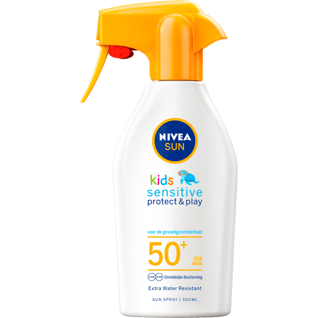 Nivea Sun Kids - Sensitive Protect & Play - Zonnespray SPF50 - 300ml