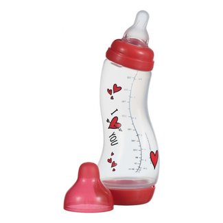 Difrax Difrax - S Fles Breed - Love - Anti-Koliek - 250ml