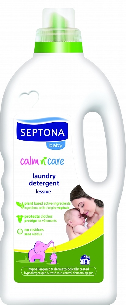Septona Baby - Vloeibaar Wasmiddel - Voor Babykleren - 1260ml