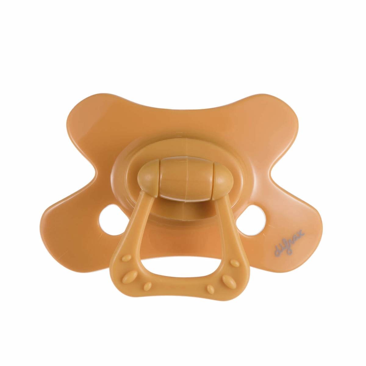 Difrax Fopspeen - Natural & Pure - 6+ Maanden - Honey Oranje