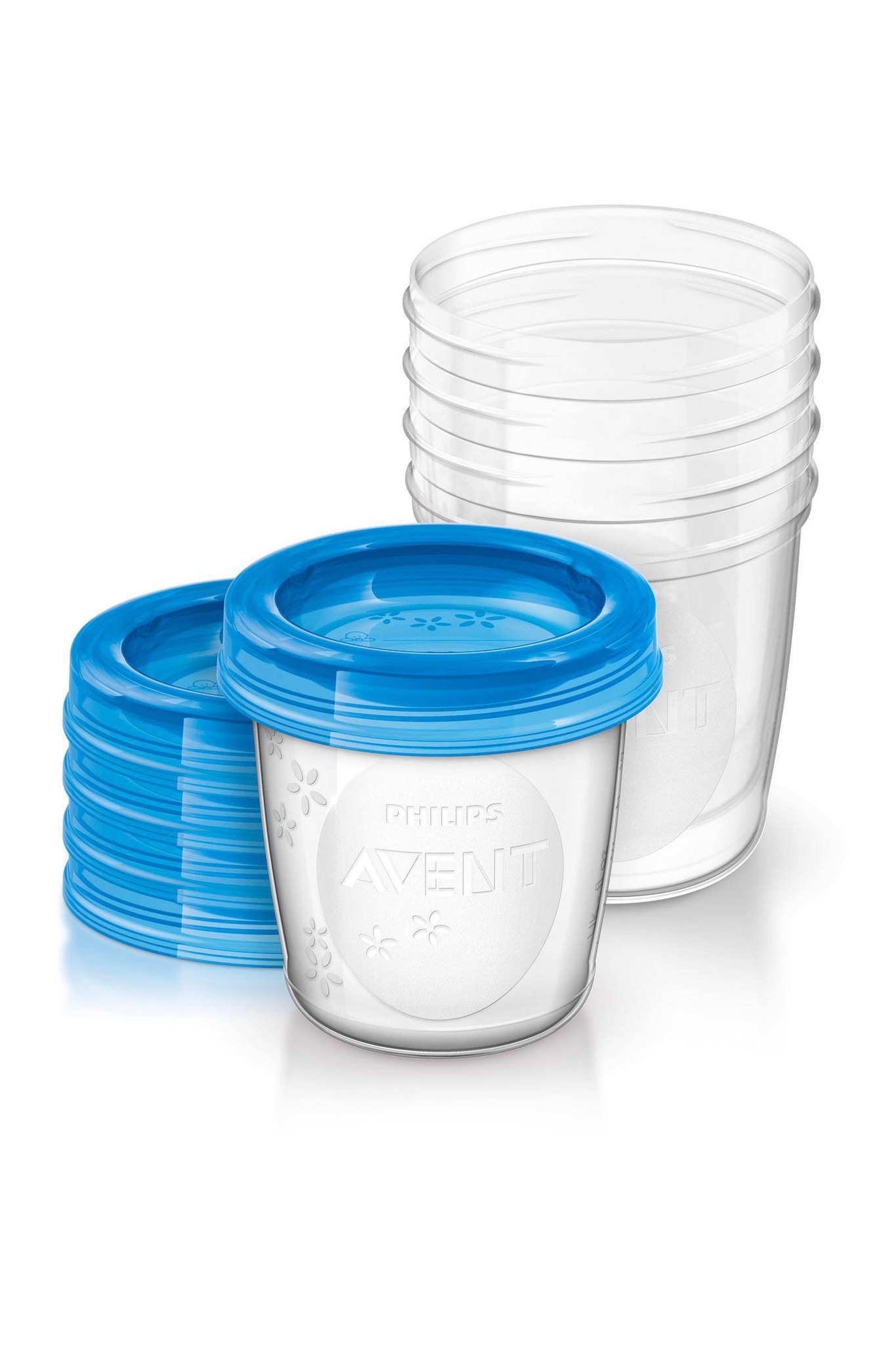 Philips Avent - Bewaarbekers voor moedermelk - 180ml - 5 stuks