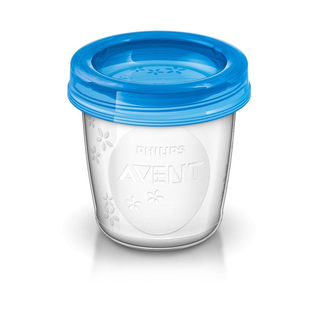 Philips Avent - Bewaarbekers voor moedermelk - 180ml - 5 stuks