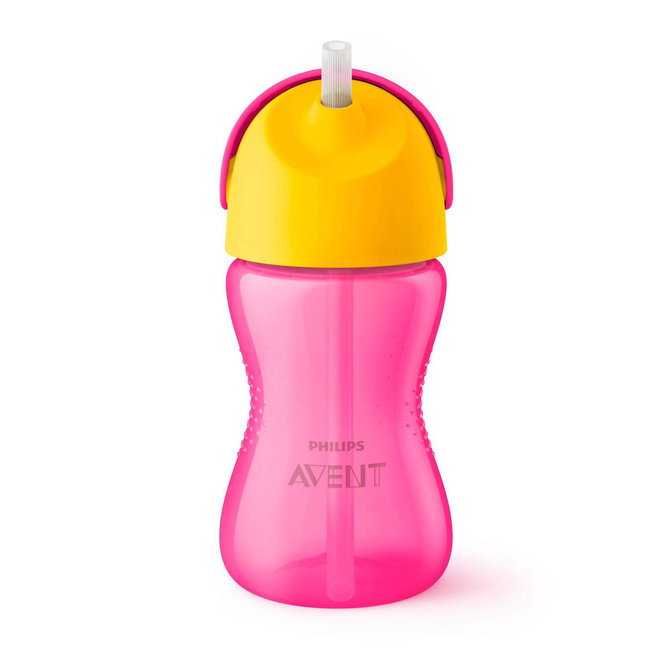 Philips Avent - Drinkbeker met rietje - 300ml - Roze - SCF798/02