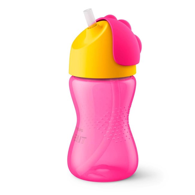 Philips Avent - Drinkbeker met rietje - 300ml - Roze - SCF798/02