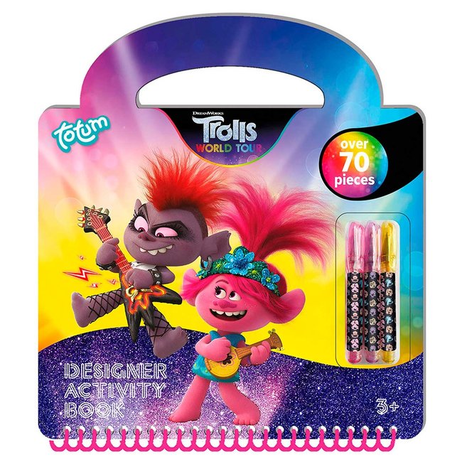 Totum - Trolls World Tour - Designer Activiteiten Boek - 70 delig