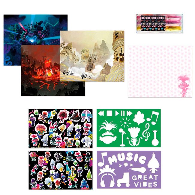 Totum - Trolls World Tour - Designer Activiteiten Boek - 70 delig