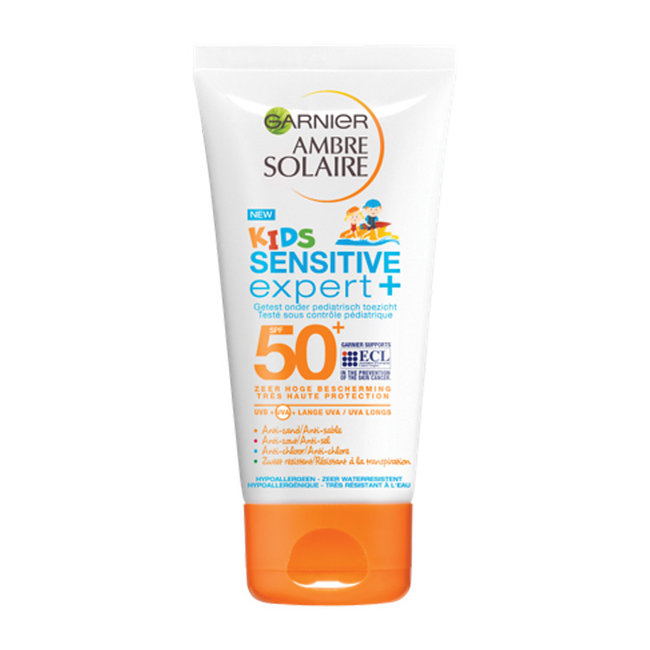 Garnier Ambre Solaire Garnier Ambre Solaire - Kids Sensitive Zonnemelk - 200ml - SPF 50+