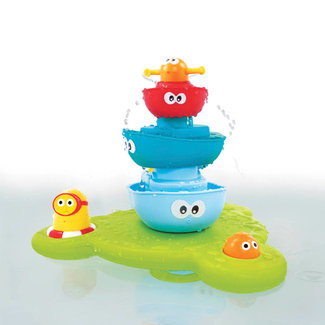 Yookidoo Yookidoo - Badspeelset - Stack n Spray Tub Fountain - 1/6 jaar