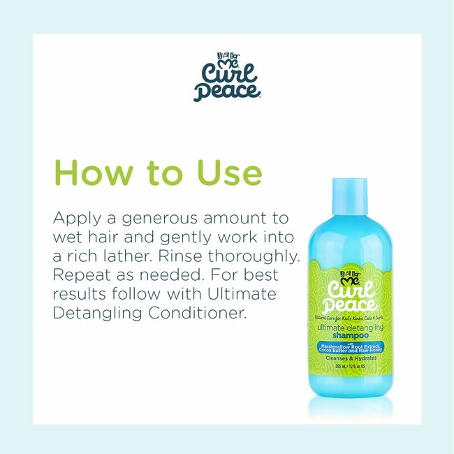 Just For Me - Curl Peace - Detangling Shampoo - 355ml