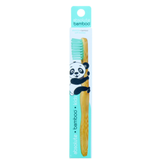 Absolute Bamboo Absolute Bamboo - Kind tandenborstel met zachte borstel - Blauw