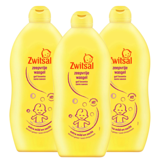 Zwitsal Zwitsal - Zeepvrije Wasgel - 3 x 200ml - Voordeelpack