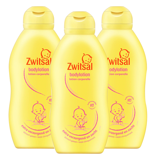 Zwitsal Zwitsal - Bodylotion - 3 x 200ml - Voordeelpack