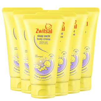 Zwitsal Zwitsal - Slaap Zacht - Body Crème - Lavendel - 6 x 150ml - Voordeelverpakking