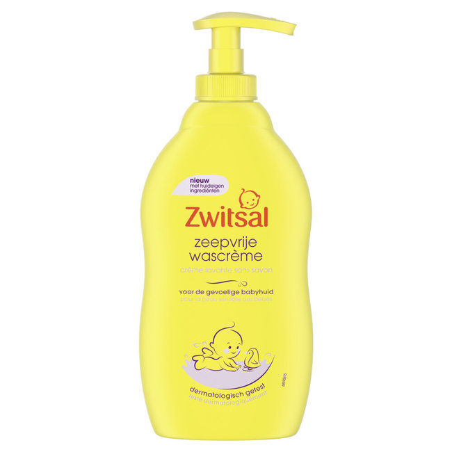 Zwitsal - Zeepvrije Wascreme - 3 x 400ml - Voordeelpack