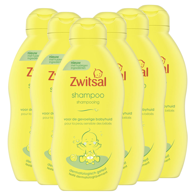 Zwitsal Zwitsal - Shampoo - 6 x 200 ml - Voordeelverpakking
