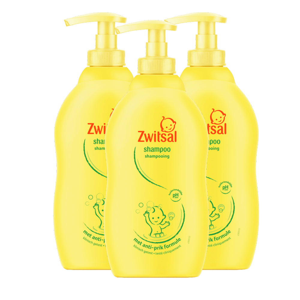 Zwitsal  Shampoo - 3 x 400 ml - Voordeelpack
