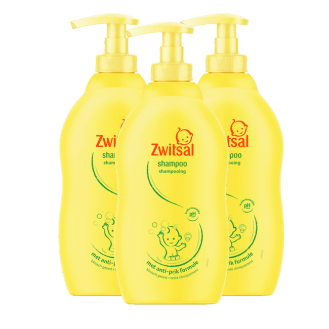 Zwitsal Zwitsal - Shampoo - 3 x 400 ml - Voordeelpack