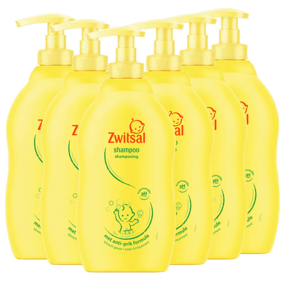 Zwitsal  Shampoo - 6 x 400 ml - Voordeelverpakking
