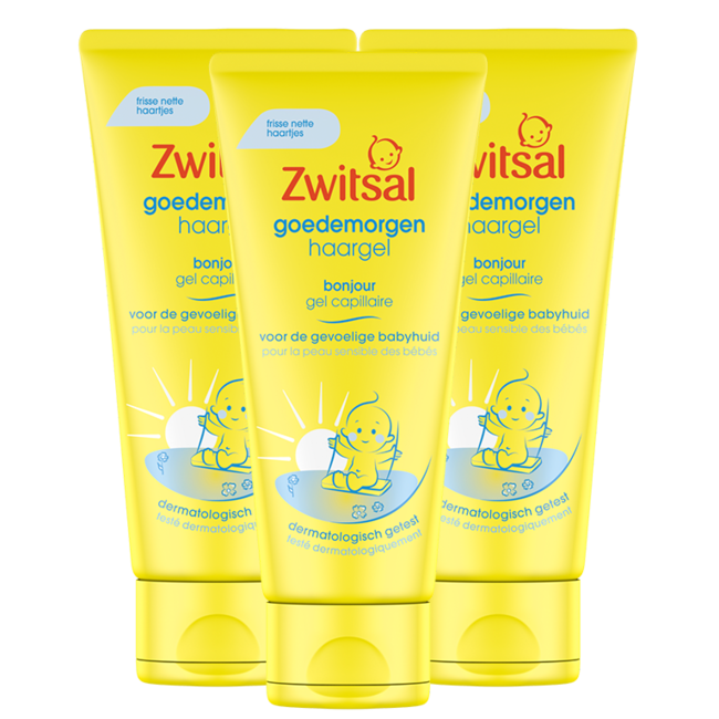 Zwitsal Zwitsal - Haargel Goedemorgen - 3 x 100ml - Voordeelpack