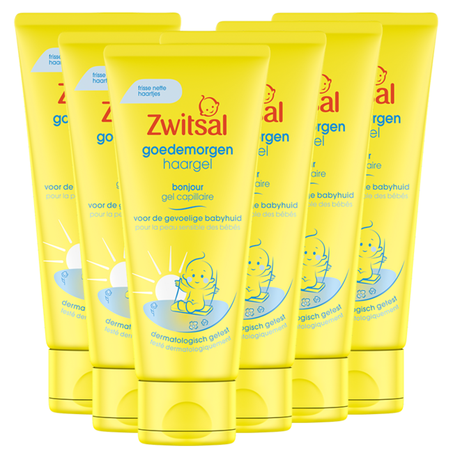 Zwitsal Zwitsal - Haargel Goedemorgen - 6 x 100ml - Voordeelverpakking