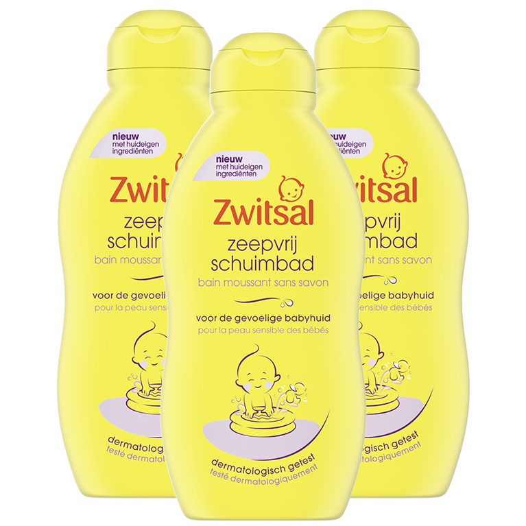 Zwitsal  Zeepvrij Schuimbad - 3 x 200 ml