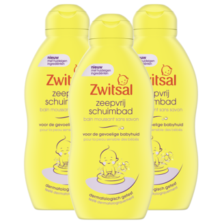 Zwitsal Zwitsal - Zeepvrij Schuimbad - 3 x 200 ml