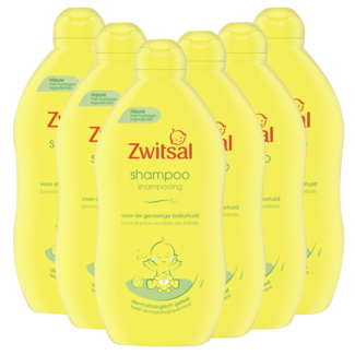 Zwitsal Zwitsal - Shampoo - 6 x 500 ml - Voordeelverpakking