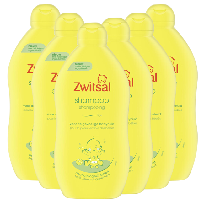 Zwitsal Shampoo - 6 ml Voordeelverpakking - Babydrogist.nl