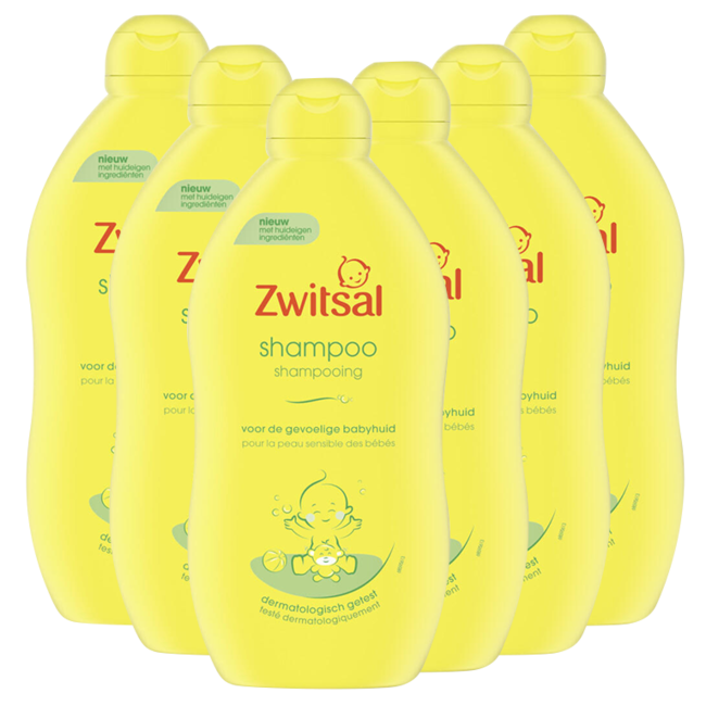 Zwitsal Zwitsal - Shampoo - 6 x 700 ml - Voordeelverpakking