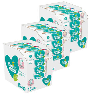 Pampers Pampers - Sensitive - Billendoekjes - 3600 doekjes - 45 x 80