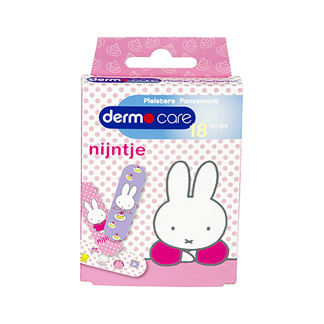 Dermo Care - Nijntje - Pleisters - Roze - 18 stuks