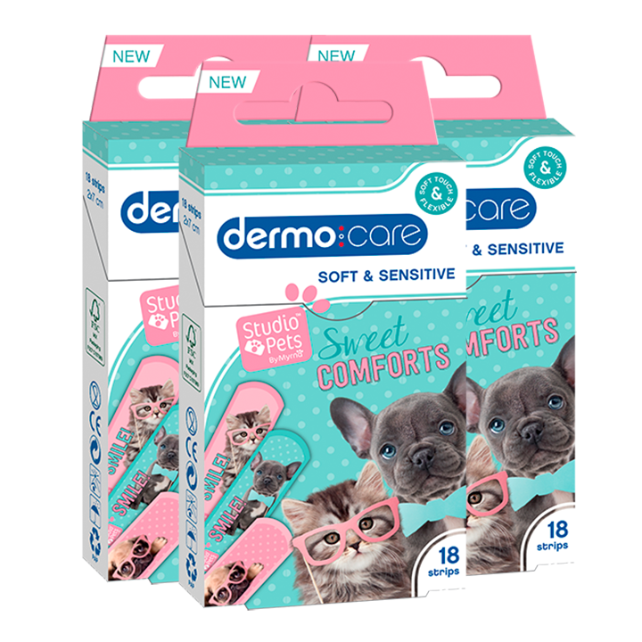 Dermo Care - Studio Pets - Soft & Sensitive - Pleisters - 54 stuks