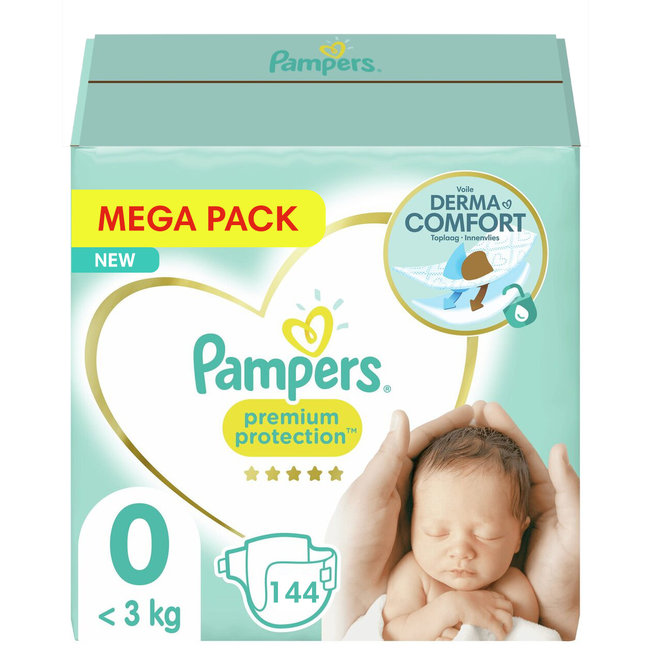 Pampers - Premium Protection - 0 - - luiers - Prema Babydrogist.nl