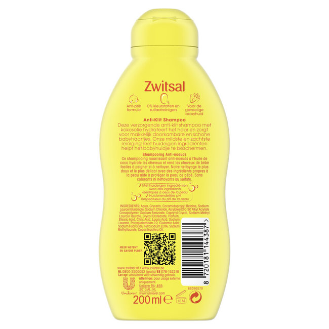 Zwitsal - Anti Klit Shampoo - 200ml