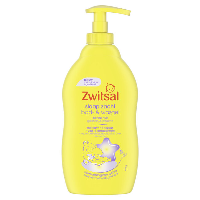 Zwitsal - Slaap Zacht - Bad & Wasgel - Lavendel - 3 x 400ml - Voordeelpack