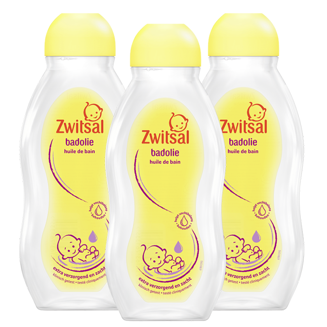 Zwitsal Zwitsal - Baby Badolie - 3 x 200ml - Voordeelpack