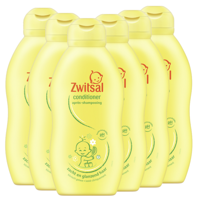 Zwitsal Zwitsal - Baby Conditioner - 6 x 200ml - Voordeelverpakking