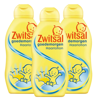 Zwitsal Zwitsal - Baby Haarlotion - Goedemorgen - 3 x 200ml - Voordeelpack