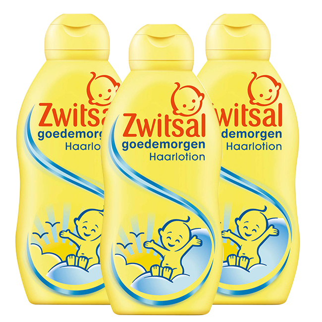 Zwitsal - Baby Haarlotion - Goedemorgen - 3 x 200ml - Voordeelpack