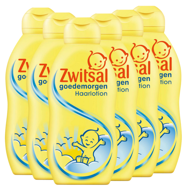 Zwitsal Zwitsal - Baby Haarlotion - Goedemorgen - 6 x 200ml - Voordeelverpakking