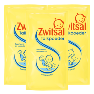 Zwitsal Zwitsal - Baby Talkpoeder - Navul - 3 x 100gr - Voordeelpack