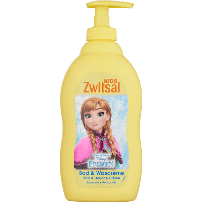 Zwitsal - Disney Frozen - Bad & Wascreme - 6 x 400ml - Voordeelverpakking