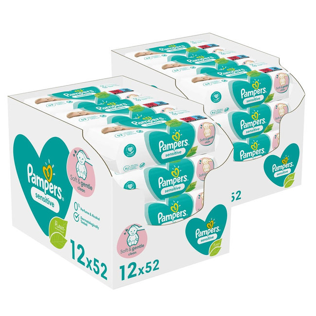 Pampers Pampers - Sensitive - Billendoekjes - 1248 doekjes - 24 x 52