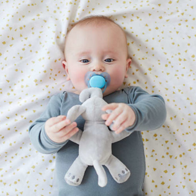 Philips Avent - Snuggle Knuffelspeen - Ultra Soft Olifant - 0/6 maanden